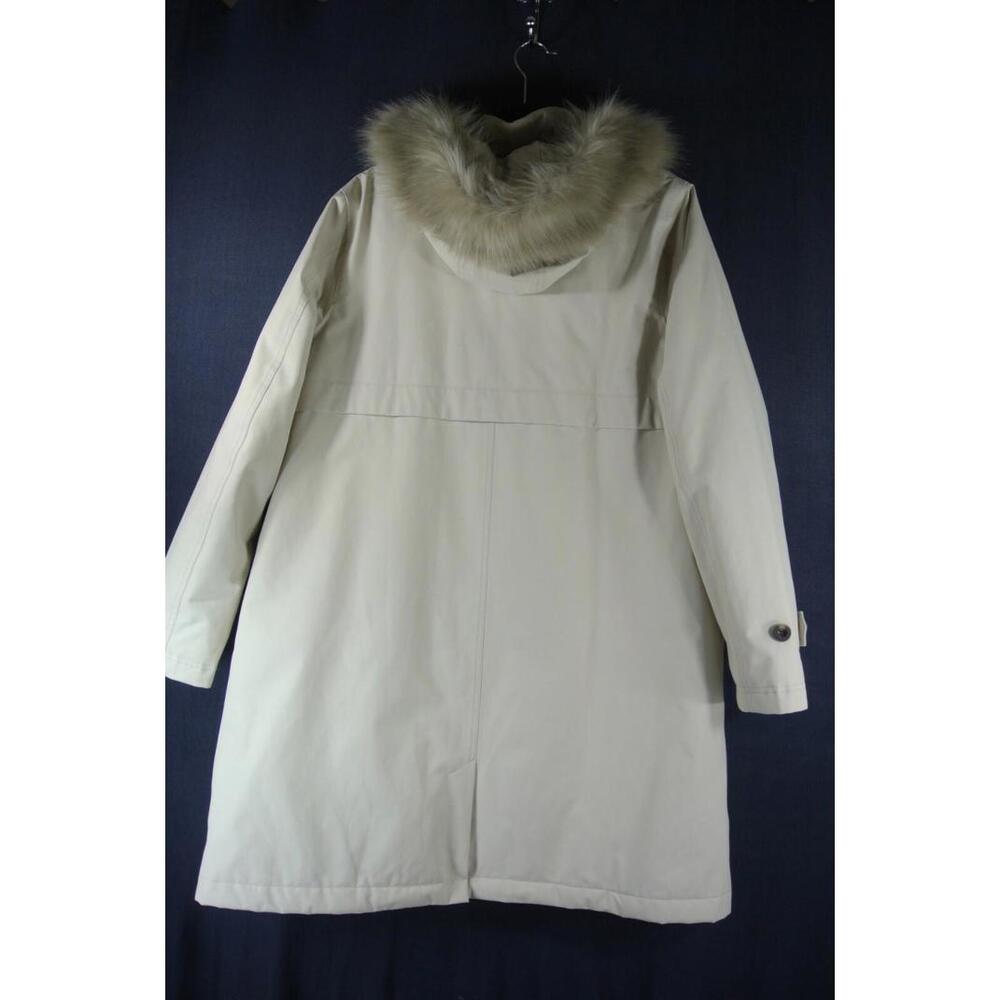 NWD, Barbour Braan Waterproof Faux Fur Trim Hooded Parka In Mist Size 12 #C4626 - Picture 4 of 8